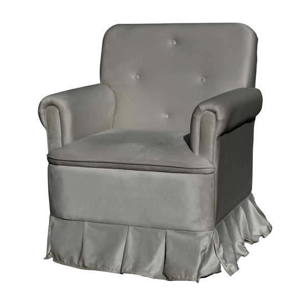 Poltrona Para Quarto Amamentação Com Balanço Suede - Suede Ci