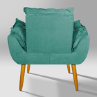 Poltrona Para Quarto Azul-turquesa