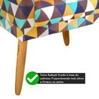 Poltrona Para Quarto De Menina Nina Triangulo Verde Rodapé