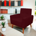 Poltrona Para Sala Confortável E Reforçada Isis Suede - Jylcr