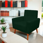 Poltrona Para Sala Confortável E Reforçada Isis Suede - Jylcr