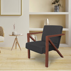 Poltrona Para Sala De Estar Angel Linho Base Metálica Cobre -