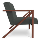 Poltrona Para Sala De Estar Angel Veludo Boucle Base Metálica