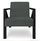 Poltrona Para Sala De Estar Angel Veludo Boucle Base Metálica