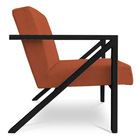 Poltrona Para Sala De Estar Angel Veludo Boucle Terra Base Me