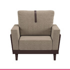 Poltrona Para Sala De Estar Argos 90 Cm Confortável Almofada