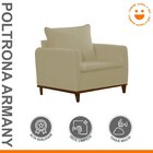 Poltrona Para Sala De Estar Armany Jolie/bege