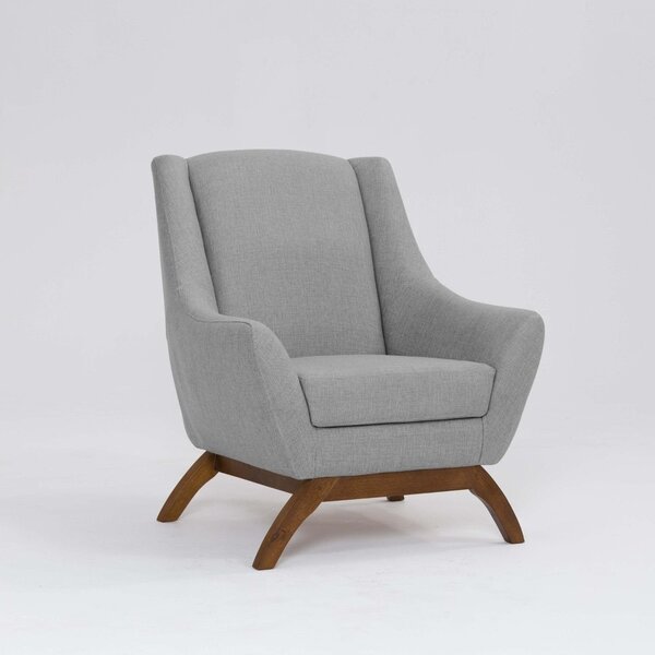 Poltrona Para Sala De Estar Base Em Madeira Juliet Mescla Ele