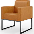 Poltrona Para Sala De Estar Base Fixa De Metal Helô L02 Courí