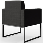 Poltrona Para Sala De Estar Base Fixa De Metal Helô L02 Facto