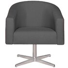 Poltrona Para Sala De Estar Base Giratória De Metal Mariana