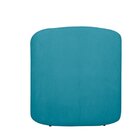 Poltrona Para Sala De Estar Boucle Lara Azul Turquesa