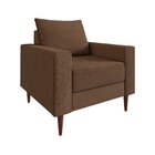 Poltrona Para Sala De Estar Br 0,15 (1 Ass 0,55) Ascona Marrom