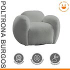 Poltrona Para Sala De Estar Burgos Aspen/cinza