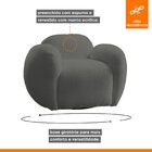 Poltrona Para Sala De Estar Burgos Genebra/granito