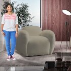 Poltrona Para Sala De Estar Burgos Genebra/palha