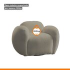 Poltrona Para Sala De Estar Burgos Genebra/palha