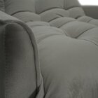 Poltrona Para Sala De Estar Classic 1 Lugar Grafite