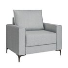 Poltrona Para Sala De Estar Com Pés De Metal Coleção Premium