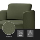 Poltrona Para Sala De Estar Dakota Decorativa Verde Pés Girat