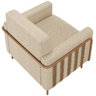 Poltrona Para Sala De Estar Decorativa Base Fixa Agnes M03 Li