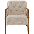 Poltrona Para Sala De Estar Decorativa Base Fixa Coral M03 Li