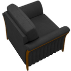 Poltrona Para Sala De Estar Decorativa Base Fixa Stefan M03 C