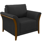 Poltrona Para Sala De Estar Decorativa Base Fixa Stefan M03 C