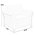 Poltrona Para Sala De Estar Decorativa Base Fixa Stefan M03 L