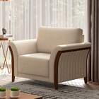 Poltrona Para Sala De Estar Decorativa Base Fixa Stefan M03 L