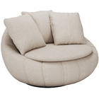 Poltrona Para Sala De Estar Decorativa Giratória Kira M03 Lin