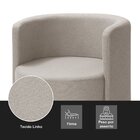 Poltrona Para Sala De Estar E Quarto Califórnia Ecológica Bege