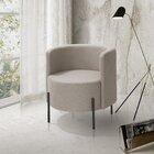 Poltrona Para Sala De Estar E Quarto Califórnia Ecológica Bege