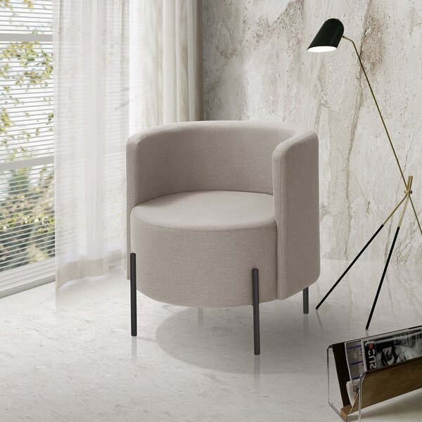 Poltrona Para Sala De Estar E Quarto Califórnia Ecológica Bege