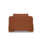 Poltrona Para Sala De Estar Linho Djon Cobre