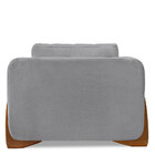 Poltrona Para Sala De Estar Lottus Linho Pés Castanho - Palla