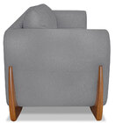 Poltrona Para Sala De Estar Lottus Linho Pés Castanho - Palla