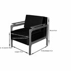 Poltrona Para Sala De Estar Luxo Yasmin Bege