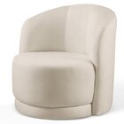 Poltrona Para Sala De Estar Madeira Maciça Base Fixa Alice Of