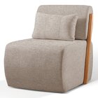 Poltrona Para Sala De Estar Madeira Maciça Cecília Luxo Cappu