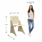 Poltrona Para Sala De Estar Madrid Com Tecido Off White