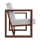 Poltrona Para Sala De Estar Maya Corano Base Metálica Cobre -