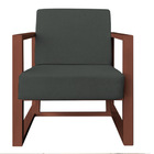 Poltrona Para Sala De Estar Maya Veludo Boucle Base Metálica