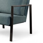 Poltrona Para Sala De Estar Metal Industrial Sophia Azul