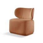 Poltrona Para Sala De Estar Moderna Sun Laranja