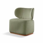 Poltrona Para Sala De Estar Moderna Sun Verde