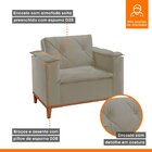 Poltrona Para Sala De Estar Mônaco Genebra/palha