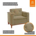 Poltrona Para Sala De Estar Mônaco Jolie/bege