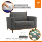 Poltrona Para Sala De Estar Noah Genebra/granito