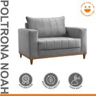 Poltrona Para Sala De Estar Noah Jolie Prata